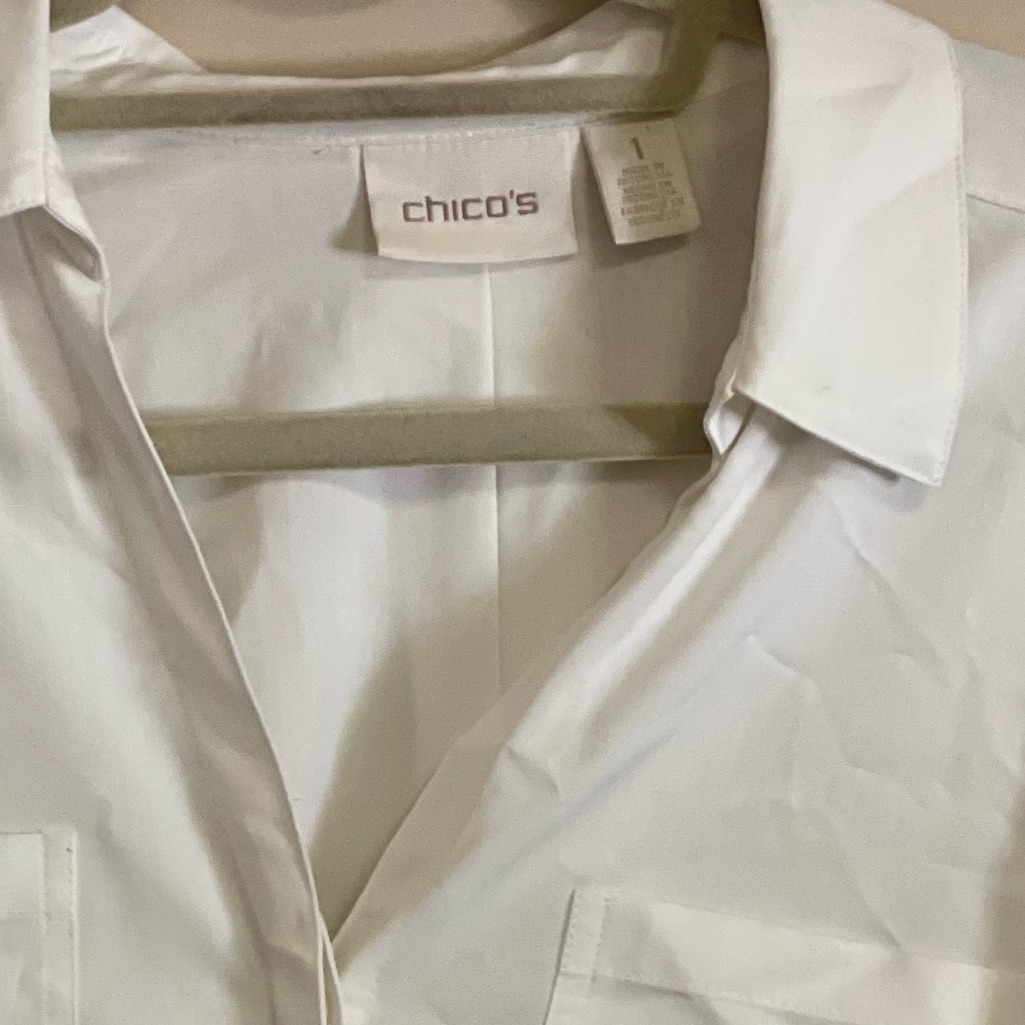 Chicos White Button Down